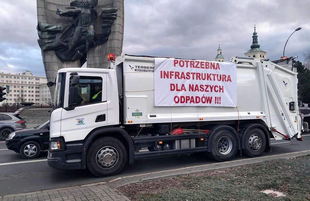 &#8222;Protest śmieciarek&#8221; w Rzeszowie [FOTO]