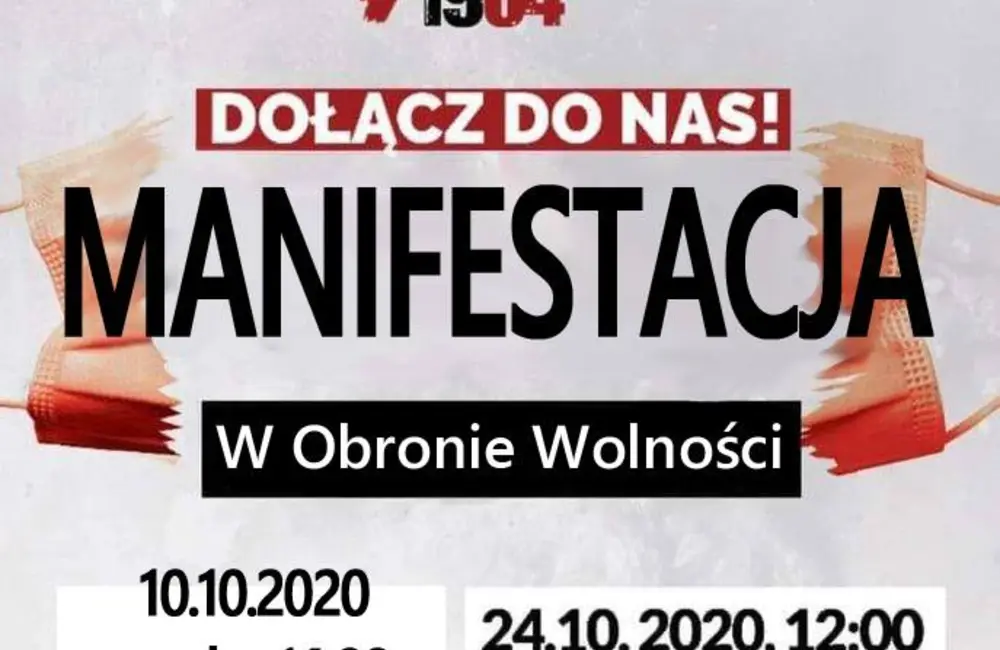 &quot;Żądamy zakończenia plandemii!&quot;. W sobotę manifestacja koronsceptyków w Rzeszowie