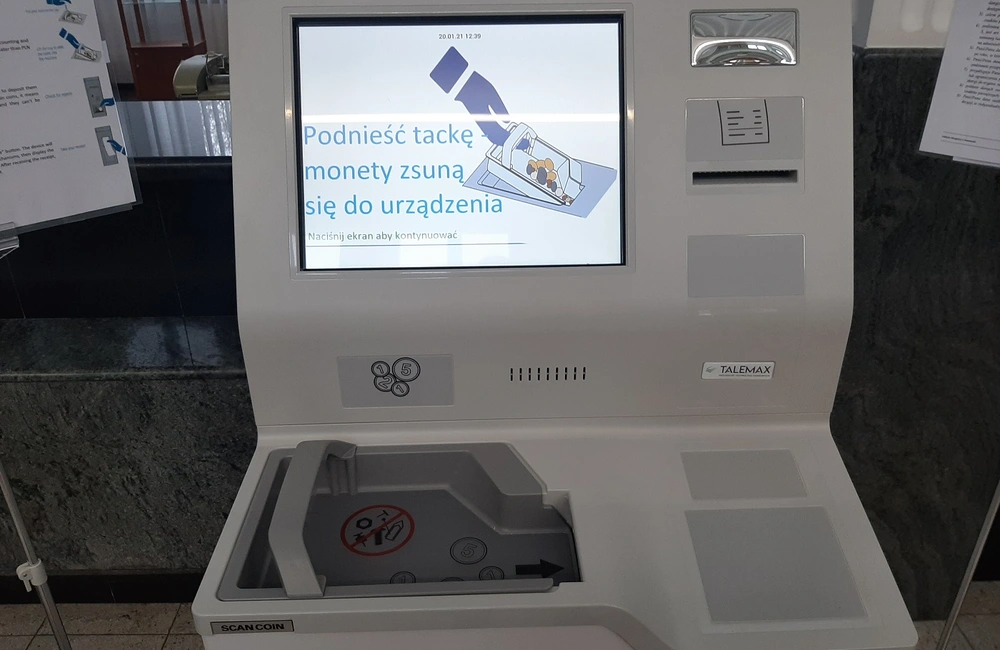 W Rzeszowie uruchomiono automat do wymiany bilonów na banknoty