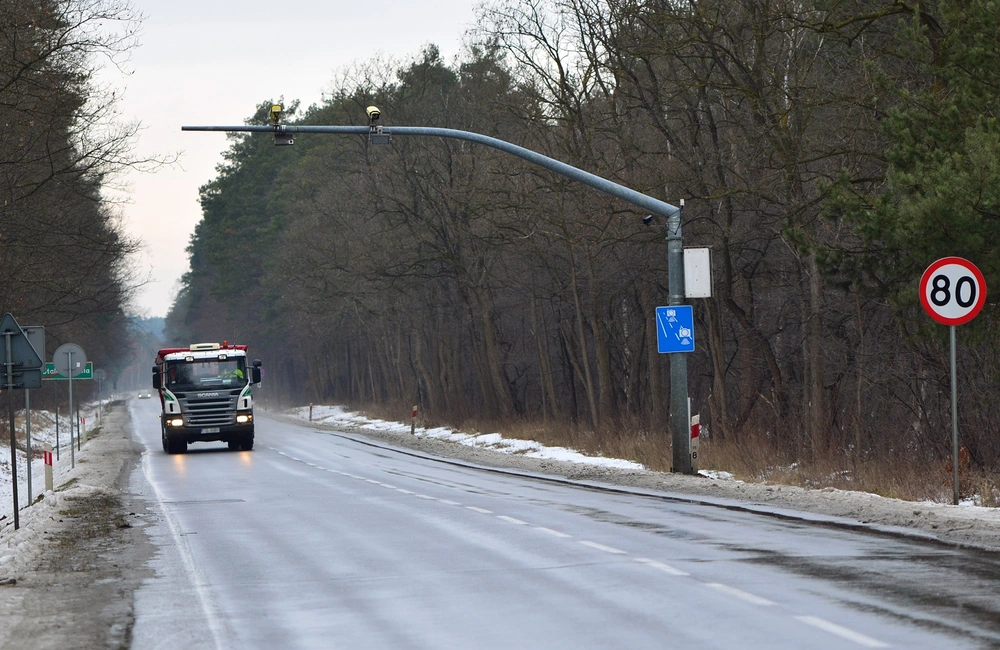 Odcinkowy pomiar prędkości pomiędzy Stalową Wolą a Jamnicą