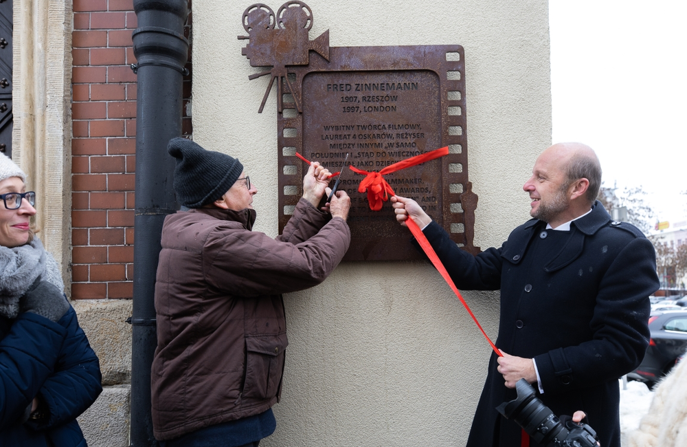 Fred Zinnemann ma swoją tablicę pamiątkową w Rzeszowie