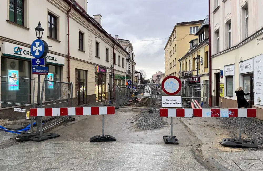 Przebudowa ul. Grunwaldzkiej. Jeszcze w tym miesiącu ruszą prace przy nawierzchni?