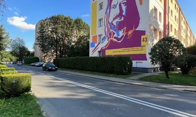 Mural upamiętniający Tadeusza Nalepę, fot. ViC / RESinet.pl, Rzeszów