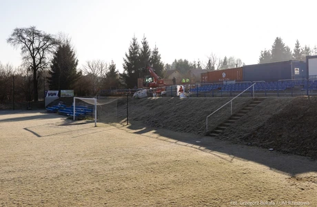 Stadion na os. Budziwój w przebudowie. Są już fundamenty nowego budynku klubowego [ZDJĘCIA] fot. Grzegorz Bukała / Urząd Miasta Rzeszowa 