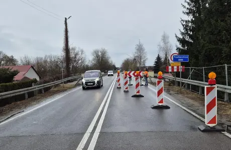 Na moście w Rudzie Łańcuckiej wprowadzono ruch wahadłowy fot. GDDKiA 