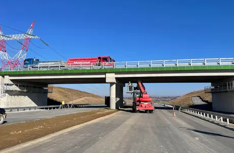 S19 Rzeszów Południe - Babica. Wiadukty przeszły prób obciążeniowe fot. GDDKiA 