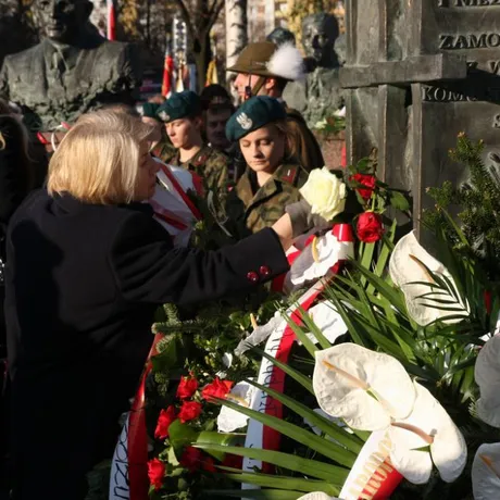  Odsłonięcie i poświecenie pomnika płk. Łukasza Cieplińskiego, - fot 5