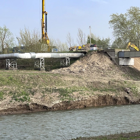 Budowa Wisłokostrady - rozbiórka mostu Załęskiego - fot 10