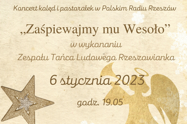 Koncert kolęd i pastorałek w Radiu Rzeszów