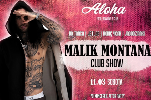 Malik Montana, po koncercie After Party