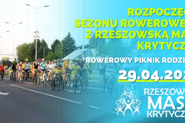 Rzeszowska Masa Krytyczna: Rozpoczęcie Sezonu Rowerowego