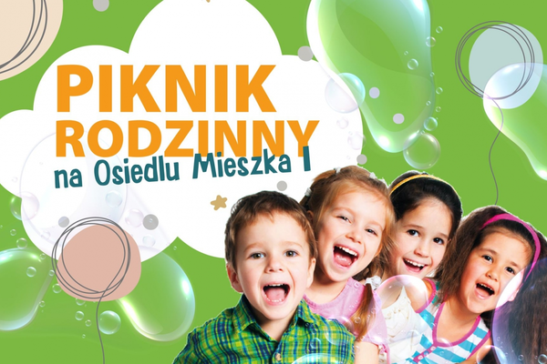 Piknik rodzinny na osiedlu Mieszka I