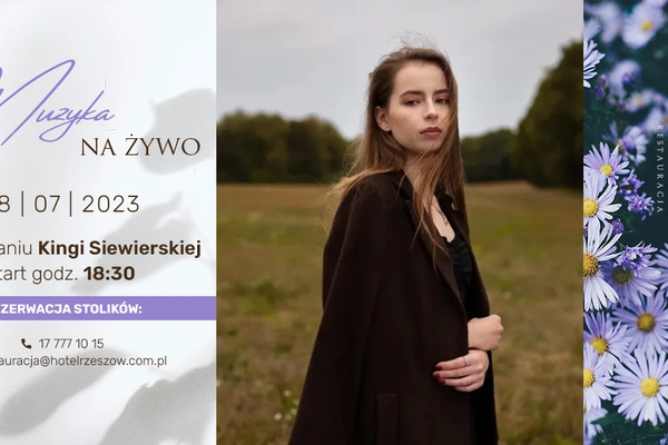 Muzyka na żywo w Oranżerii: Kinga Siewierska