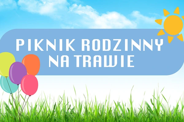 Piknik rodzinny na trawie