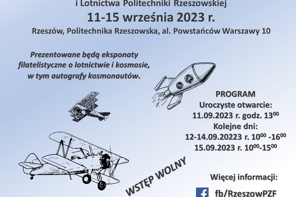 Lotnictwo i kosmos. Podróż w przestrzeń - wystawy filatelistyczna