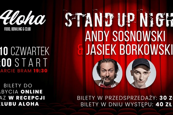 Stand up Night - Andy Sosnowski & Jasiek Borkowski