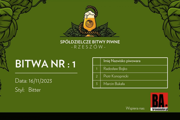 Spółdzielcza Bitwa Piwna nr  1 - BITTER