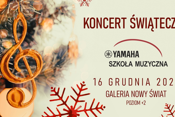 Koncert Świąteczny uczniów i nauczycieli Szkoły Muzycznej Yamaha