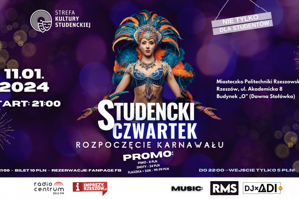 Studencki Czwartek - rozpoczęcie karnawału