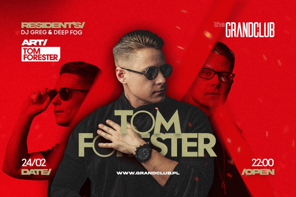 Born to party: Tom Forester