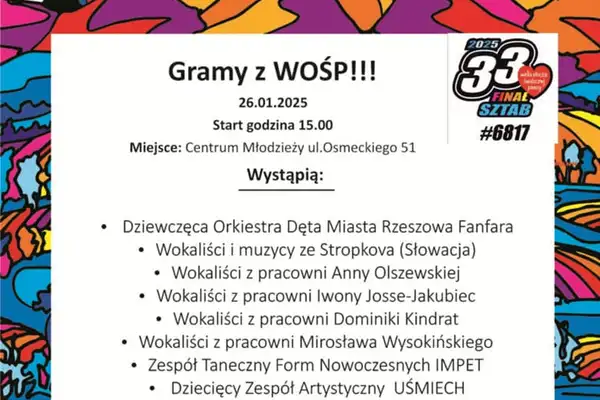 Centrum Młodzieży gra z WOŚP