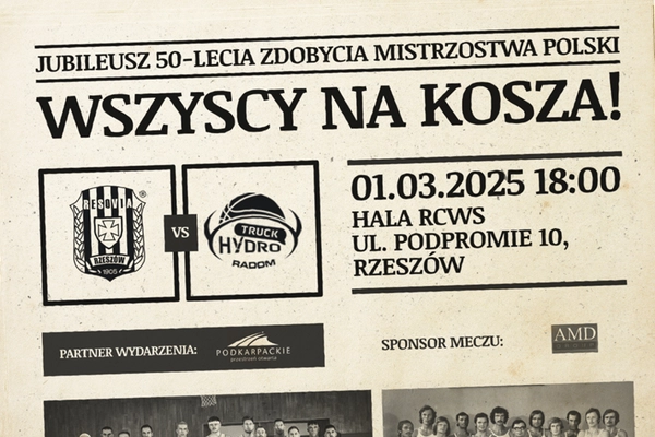 Wszyscy na kosza! Jubileusz 50-lecia Mistrzostwa Polski