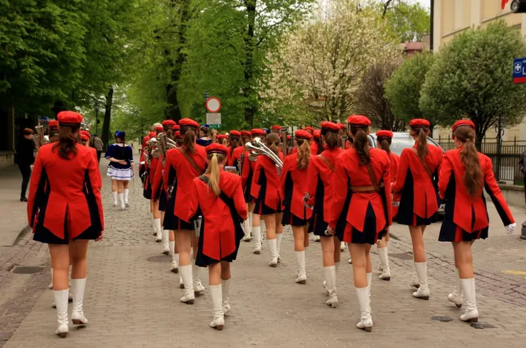  Pochód wojsk husarskich hetmana Hieronima Augustyna Lubomirskiego w Rzeszowie