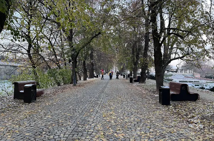 Rzeszów - Nowe ławki na al. Lubomirskich