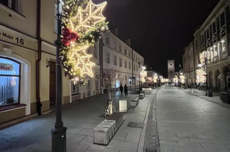 Rzeszów - Rzeszów rozbłysnął świątecznie...