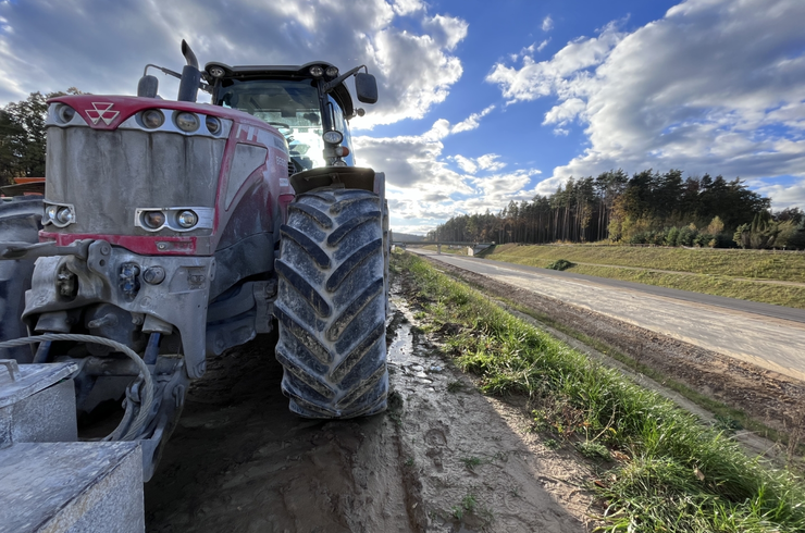 Rzeszów - Na budowie drogi ekspresowej S19 Rzeszów Południe - Babica