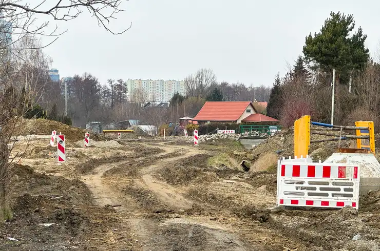  Budowa drogi, która połączy ulice Krzyżanowskiego i Wieniawskiego [luty 2025]