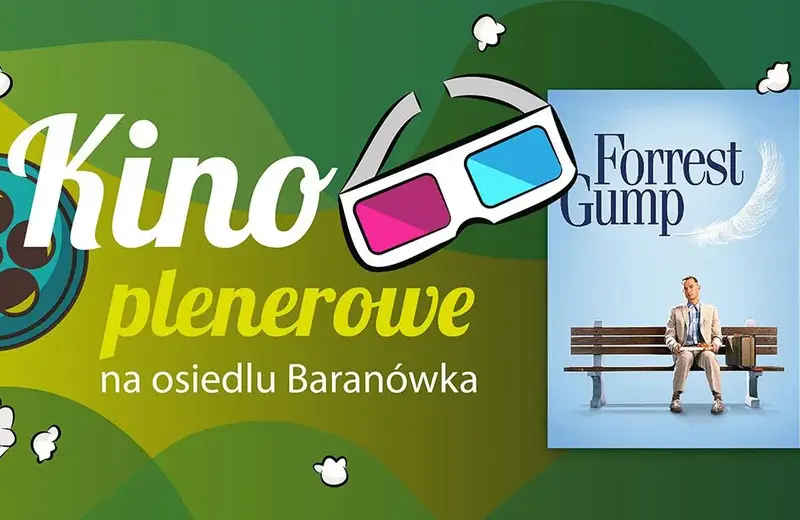 "Forrest Gump" w kinie plenerowym na osiedlu Baranówka