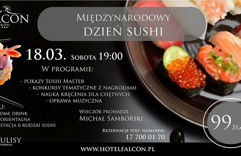 Międzynarodowy Dzień Sushi w restauracji Kulisy