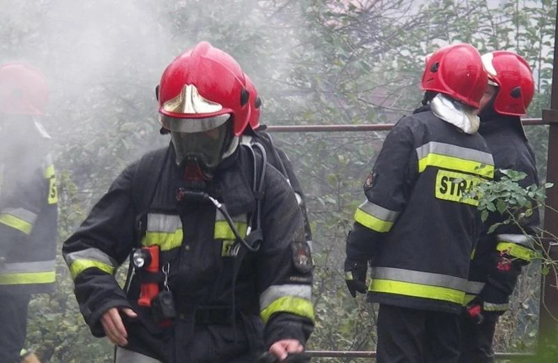 Pożar w internacie w Trzcianie. Ewakuowano 232 osoby