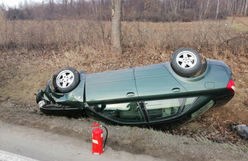 Kierowca audi zasnął za kierownicą 