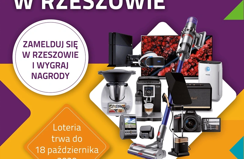 Ruszyła loteria &quot;Mieszkam w Rzeszowie&quot;. Wśród nagród m.in. Thermomix, aparat Nikon, Playstation