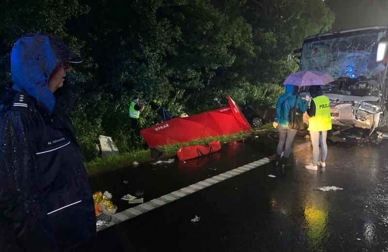 Tragiczny wypadek na Śląsku. Zginęło 7 osób z Podkarpacia