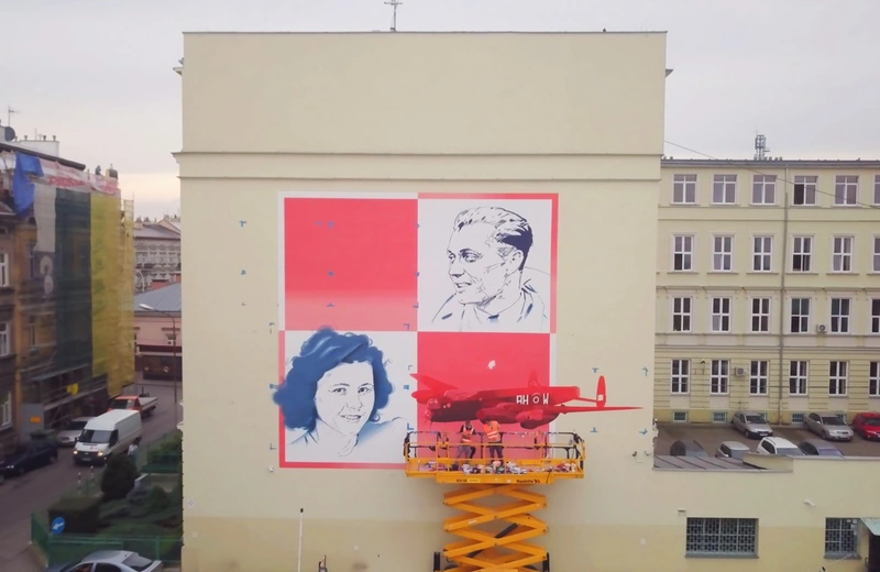 W Jarosławiu powstaje mural poświęcony bohaterom wojennym