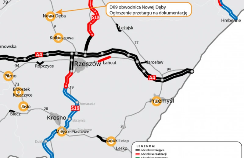 5 firm chętnych na przygotowanie dokumentacji dla obwodnicy Nowej Dęby