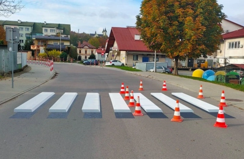 W Sanoku powstało trójwymiarowe przejście dla pieszych