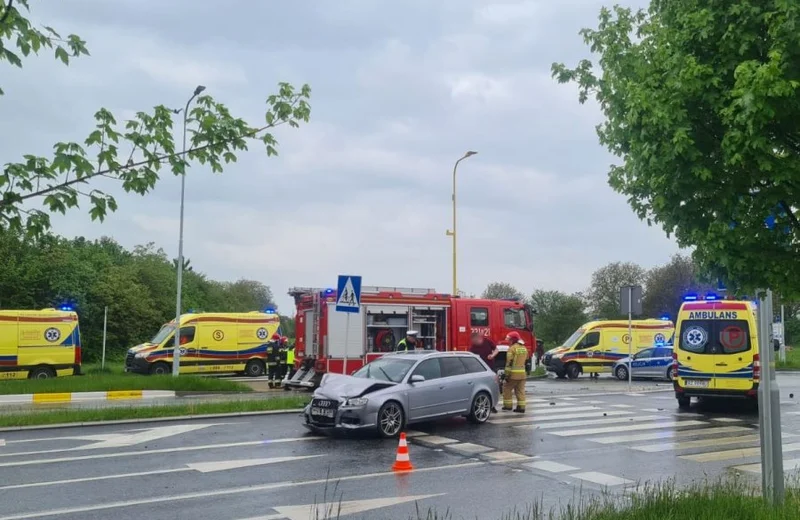 Tragiczny wypadek na ul. Gromskiego w Rzeszowie. Nie żyje 61-letnia kobieta