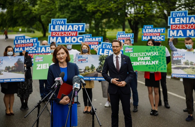 Ewa Leniart: Rzeszowski Park Centralny może powstać dzięki środkom unijnym