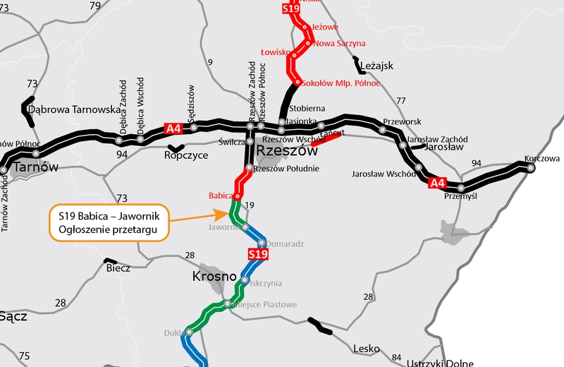 Przetarg na budowę kolejnego odcinka S19