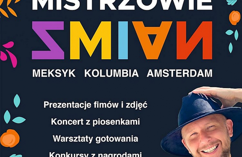 Multimedialna podróż z Tomaszem Słodkim przez Meksyk, Amsterdam i Kolumbię