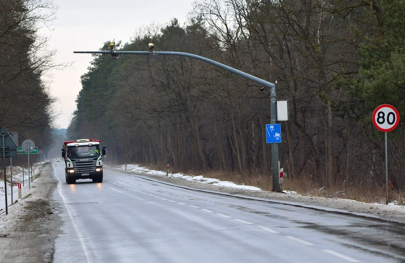 Odcinkowy pomiar prędkości pomiędzy Stalową Wolą a Jamnicą