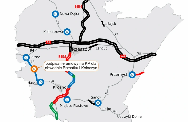 Jest umowa na koncepcję programową dla kolejnej obwodnicy na Podkarpaciu