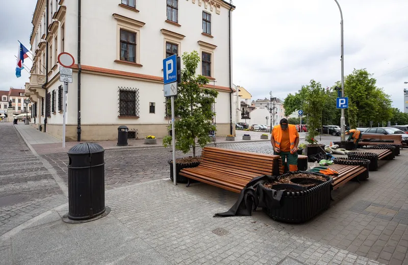 Zieleń i ławki zamiast samochodów. Ulica Słowackiego bardziej przyjazna pieszym