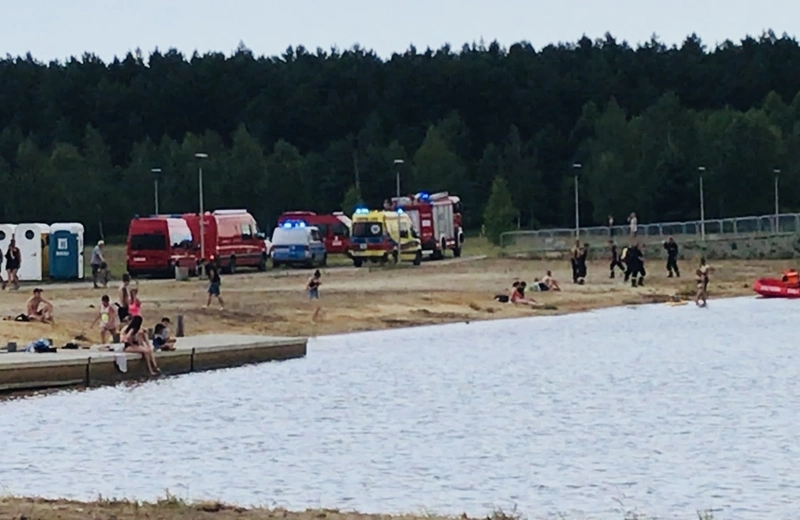 Tragedia nad zalewem Podwolina w Nisku. Utonął 22-letni mężczyzna 