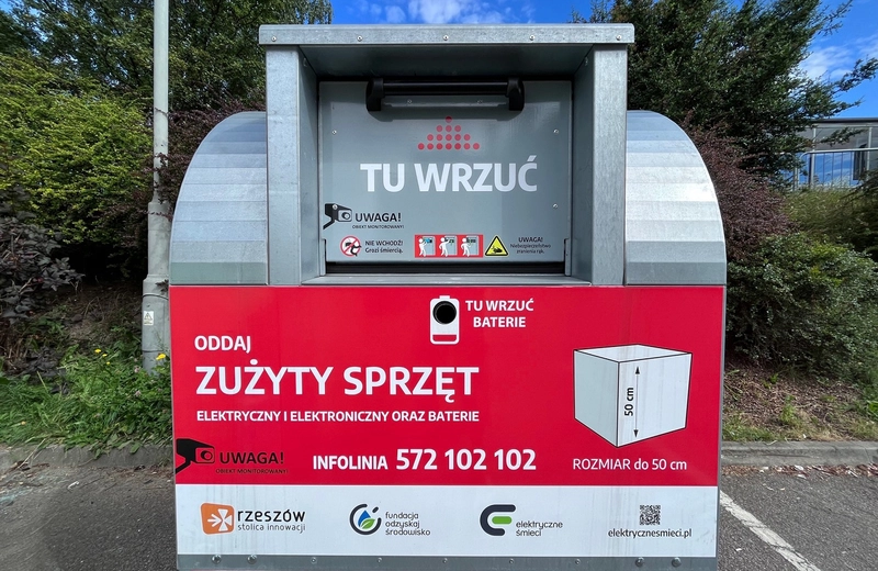 Kolejne pojemniki na elektroodpady w Rzeszowie