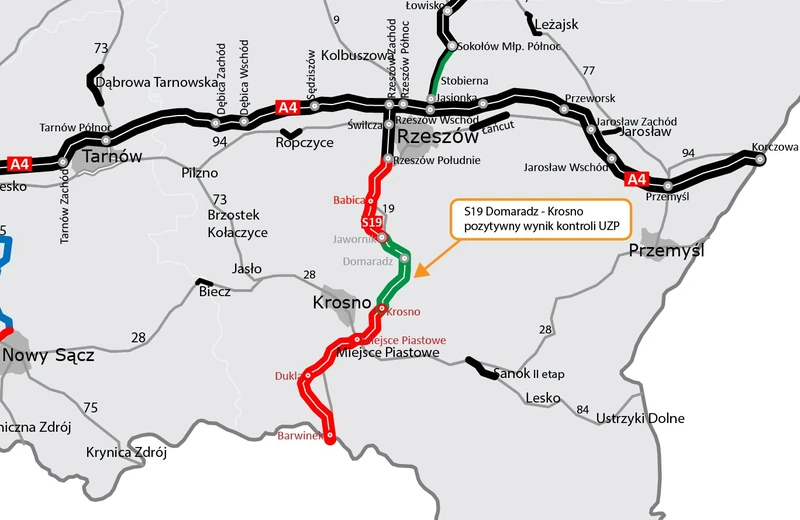 Kolejny krok w kierunku podpisania umowy na budowę S19 Domaradz - Krosno